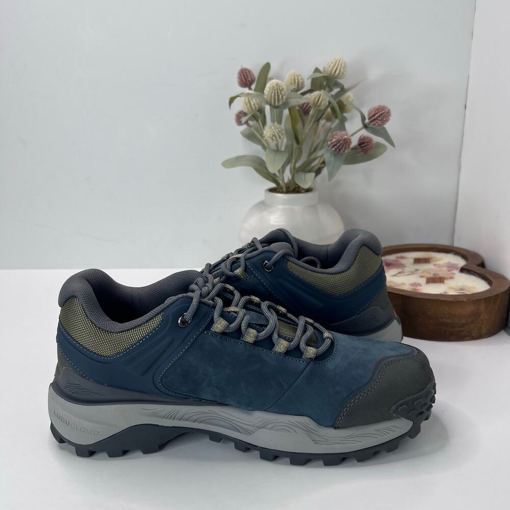 Kuru Ridge Motion Hiking Shoe Support Comfort Blue Haze/Orange Spice Women 10M - Picture 7 of 9